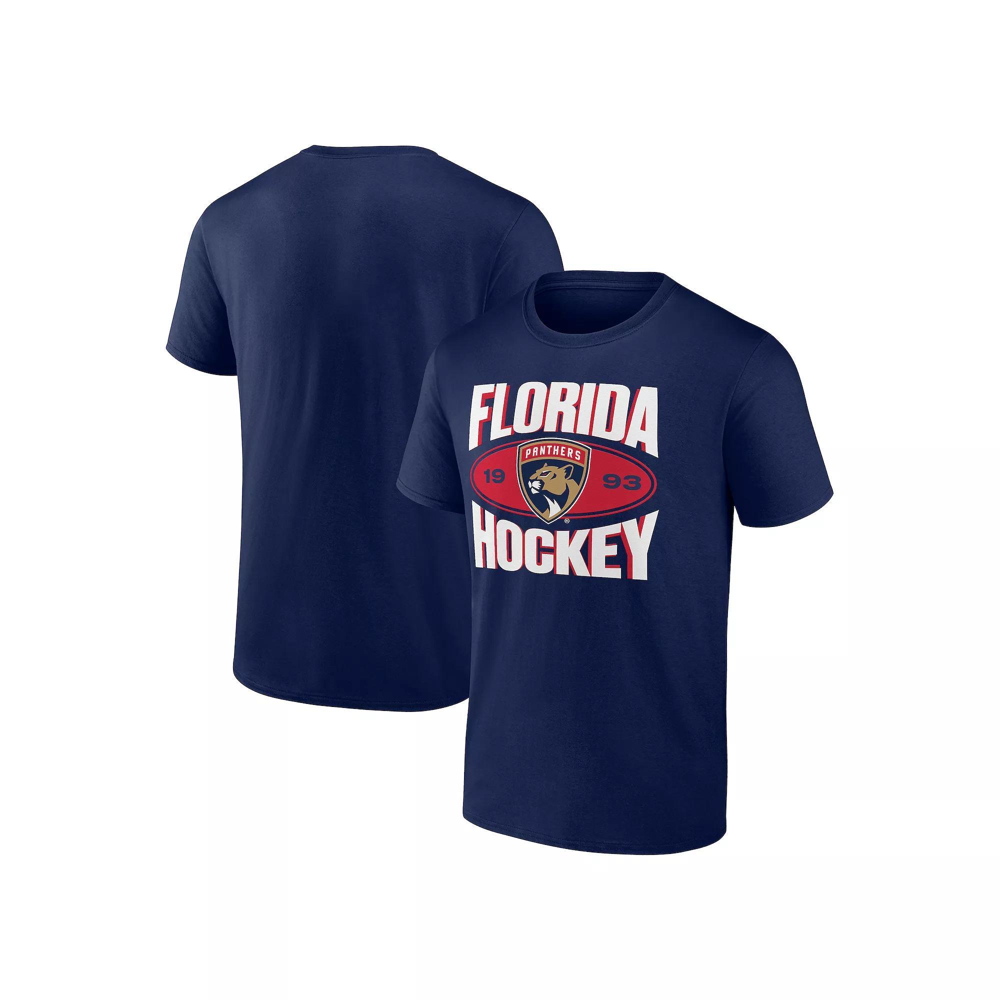 Men's Fanatics Florida Panthers Alternate Logo Tee, Size: XXL, Pnt Blue Product Image