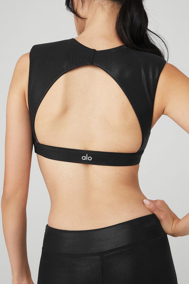 Super Shine Flash Bra - Black Product Image