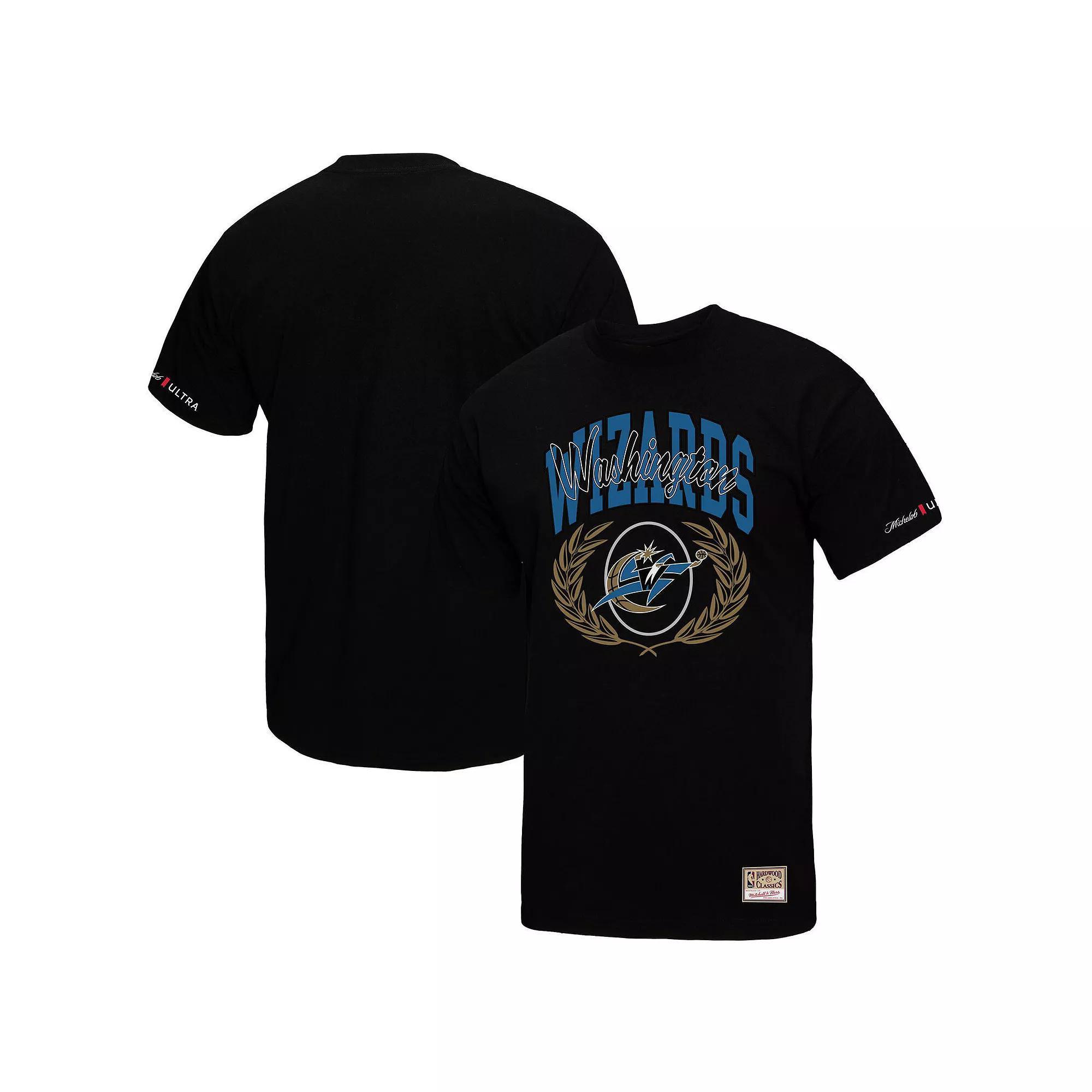 Men's Mitchell & Ness Black Washington Wizards NBA x Michelob Ultra Rewind II T-Shirt, Size: Small, Wiz Black Product Image
