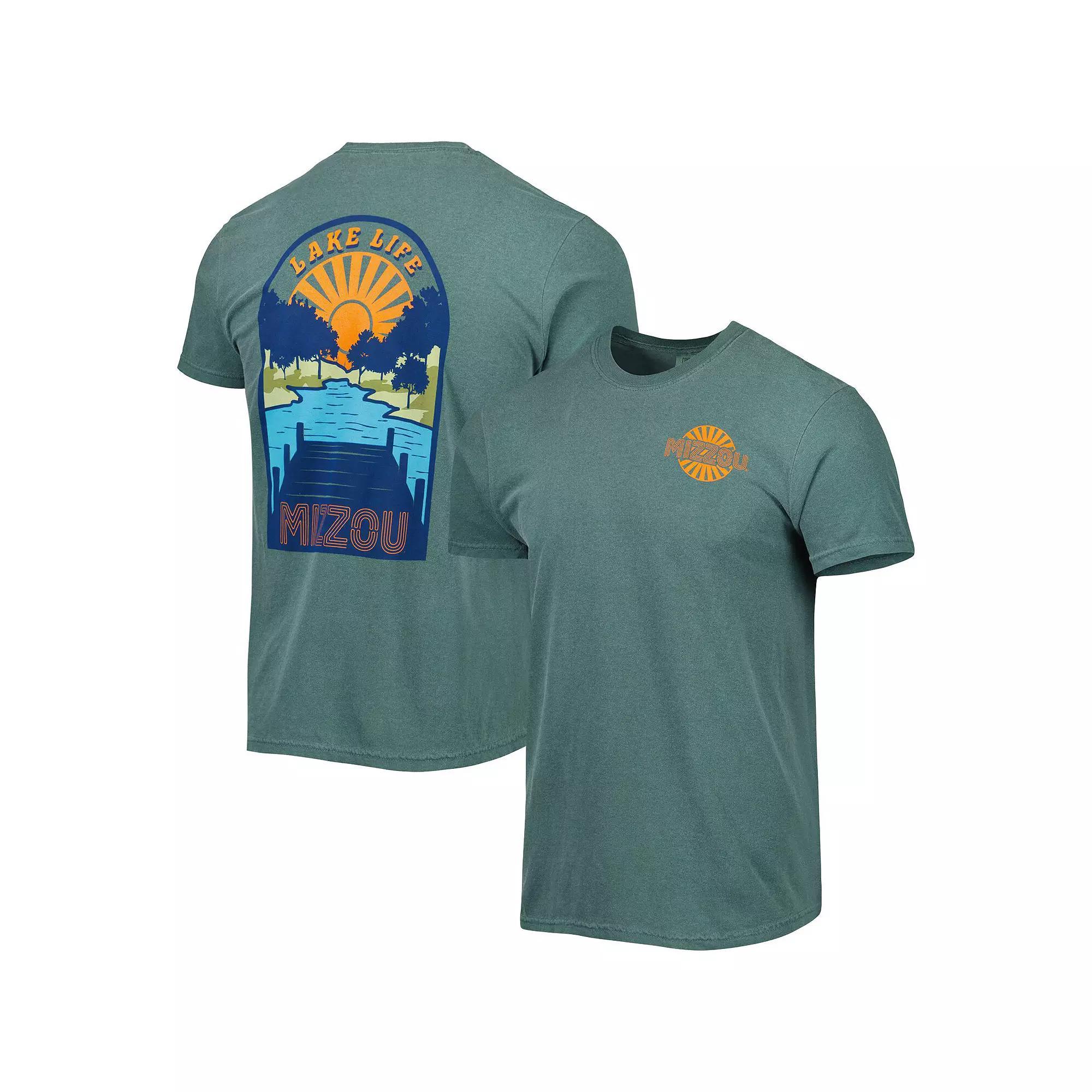 Men's Green Missouri Tigers Lake Life Comfort Color T-Shirt, Size: Large Product Image