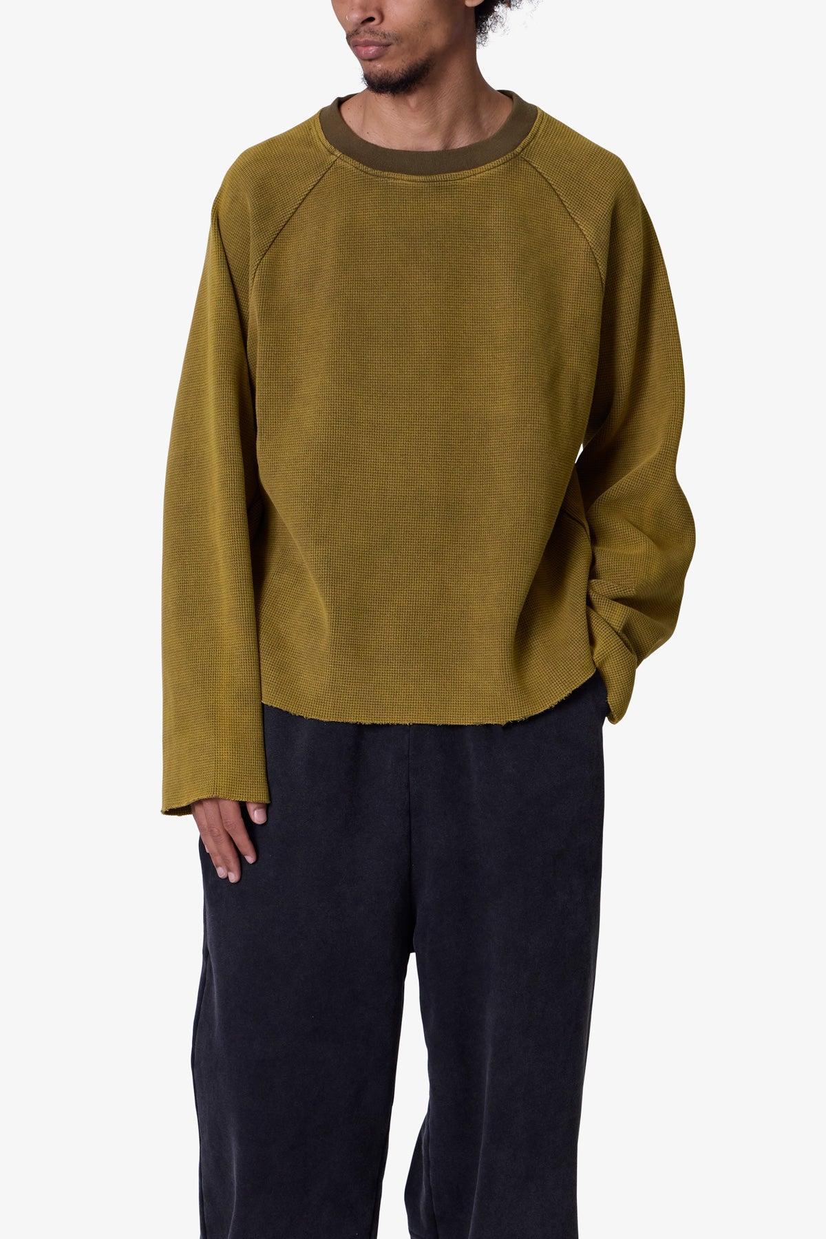 Washed Thermal L/S Tee - Washed Olive Product Image