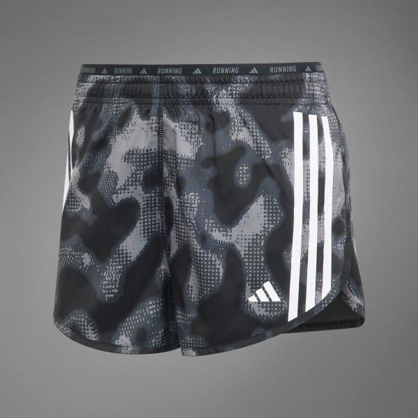 Own the Run 3-Stripes Allover Print Shorts Product Image