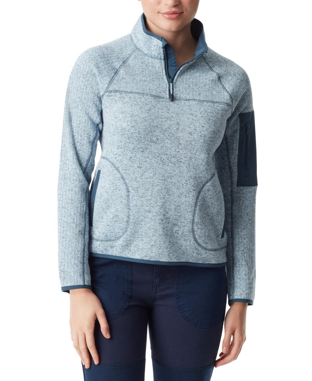 Bass Outdoor Womens Mixed-Media Pullover Sweater Product Image