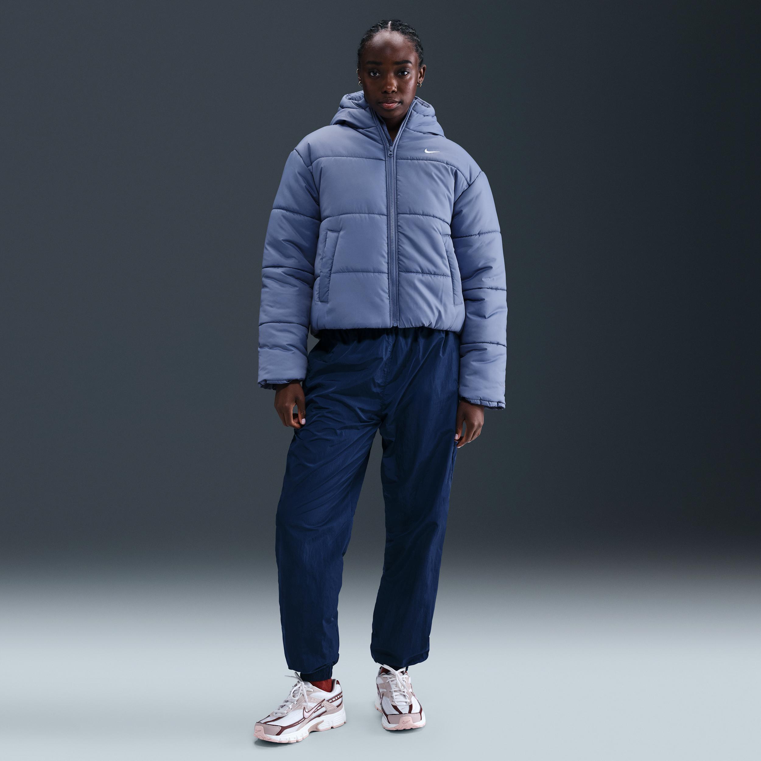 Women's Nike Sportswear Classic Puffer Therma-FIT Loose Hooded Jacket Product Image