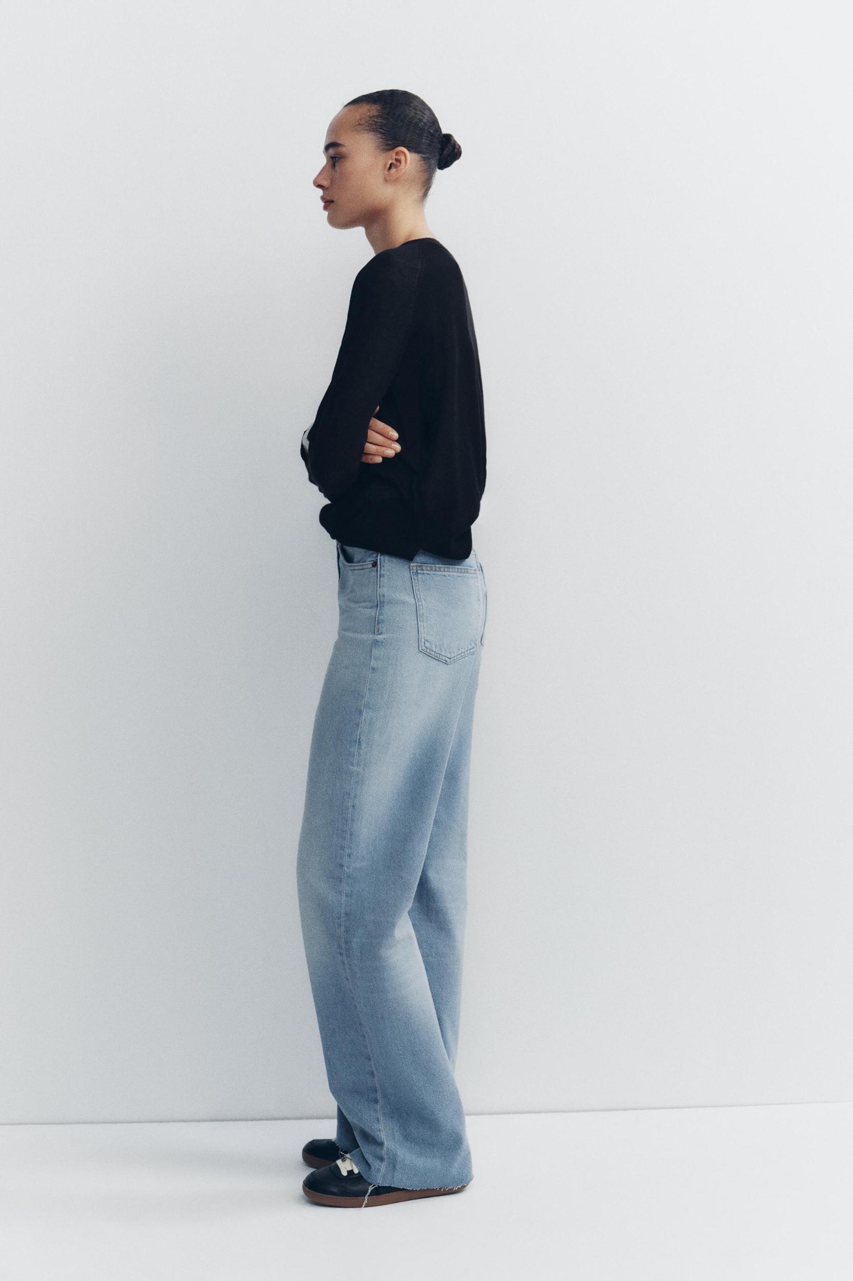 TRF HIGH RISE WIDE LEG JEANS Product Image