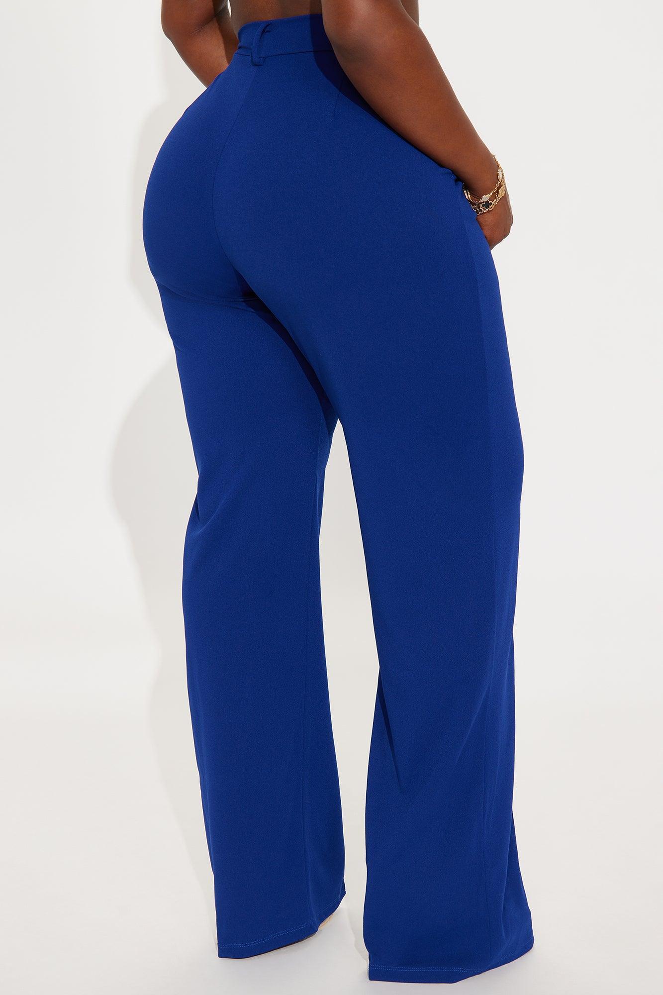 Tall Heidi Wide Leg Trouser Pant - Royal Product Image