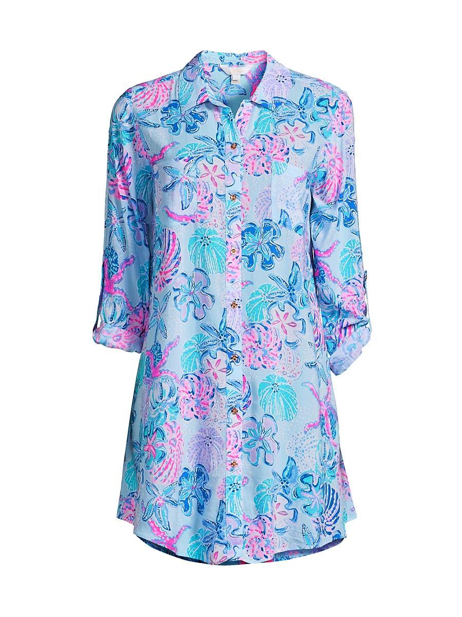 Womens Natalie Shirtdress Coverup Product Image