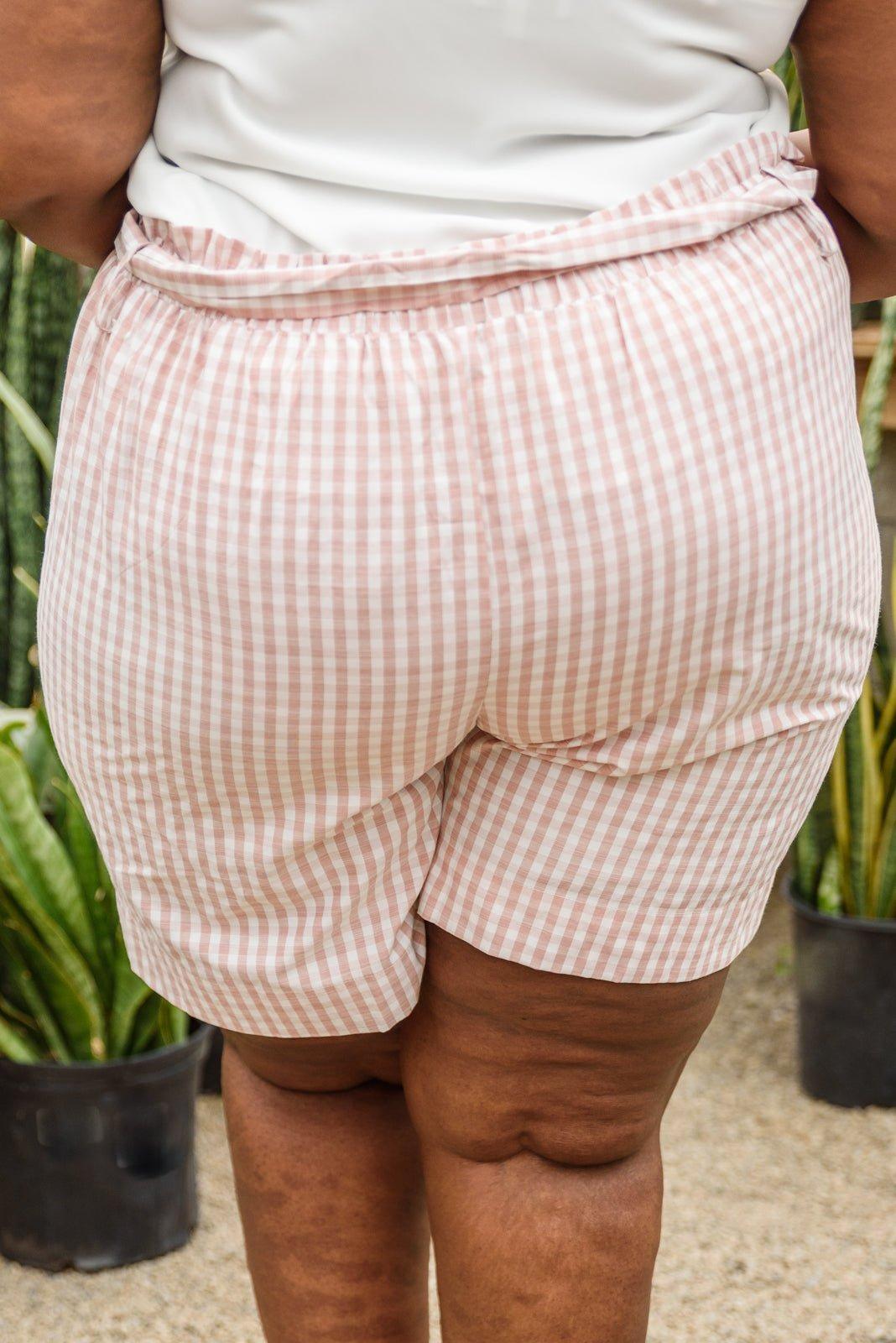 Prim & Pretty Gingham Tie Shorts (Online Exclusive) Product Image