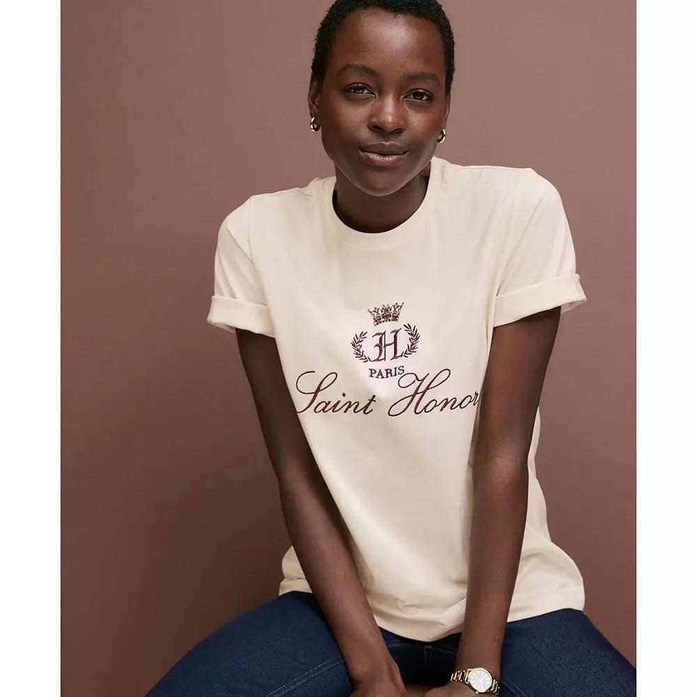Women's NEXT Paris Graphic Tee, Size: 12, White Product Image