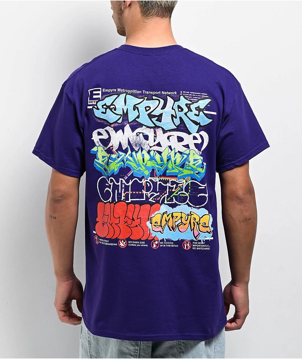 Empyre Metro Zoomin Purple T-Shirt Product Image