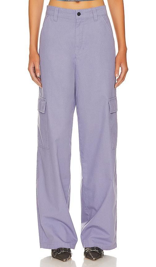 Donna Cargo Wide Leg Dr. Denim Product Image