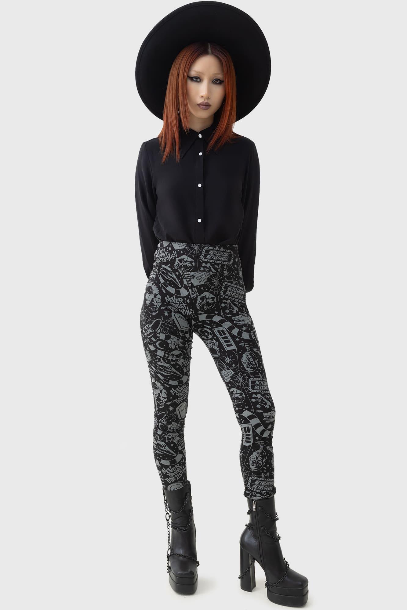 Never Trust The Living Leggings Female Product Image
