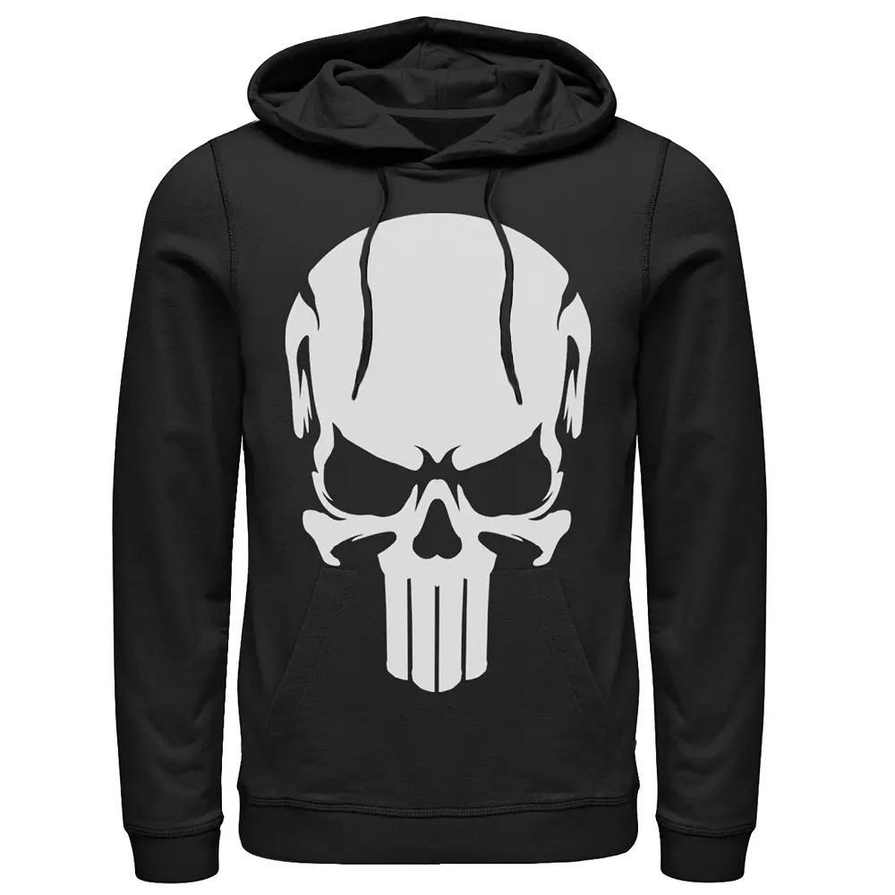 Men's Marvel Punisher Skull Symbol Hoodie, Size: 3XL, Black Product Image