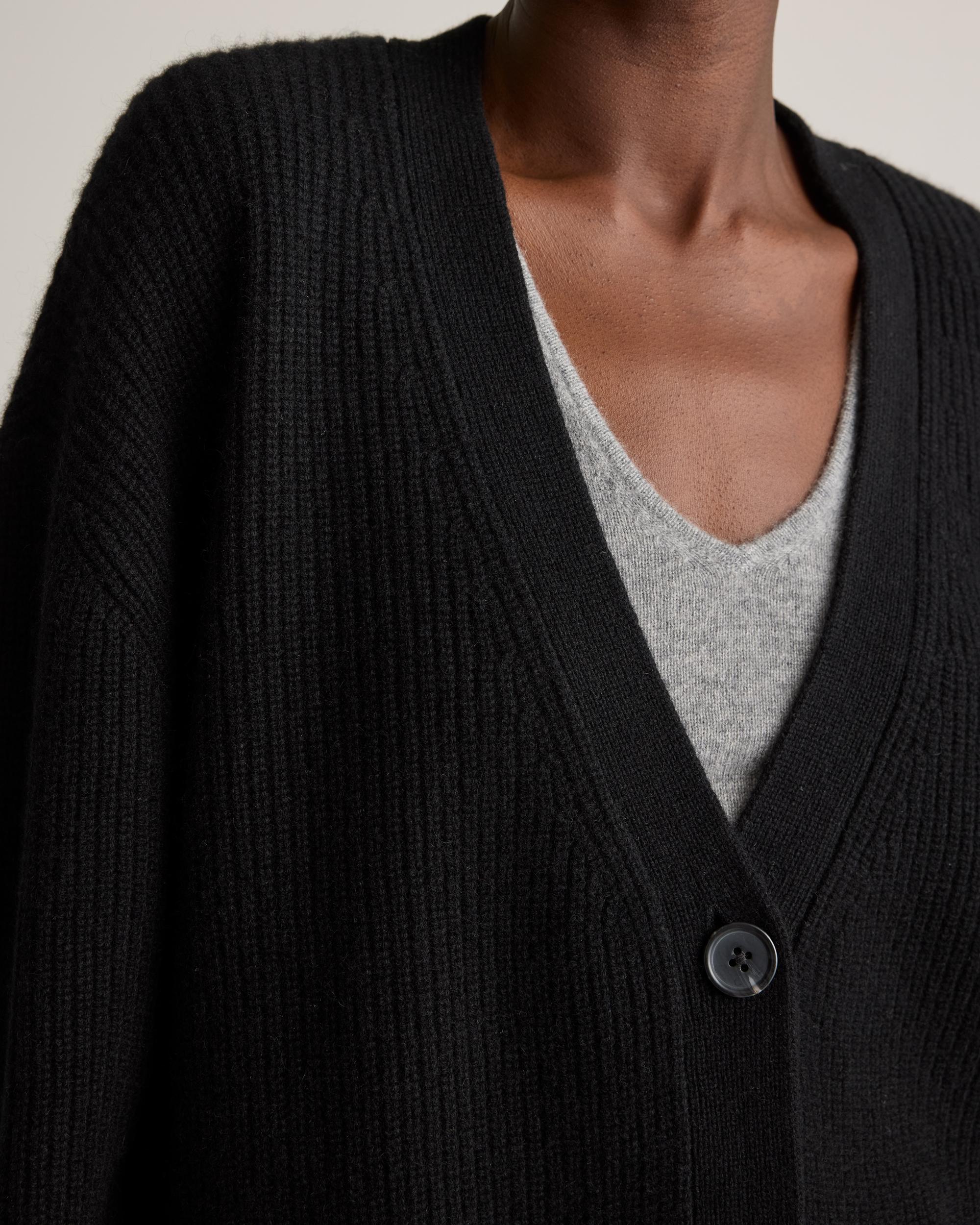 Quince | Women's Mongolian Cashmere OverSized Boyfriend Cardigan Sweater Product Image