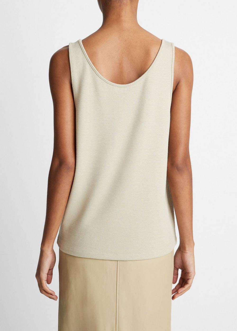 Womens Relaxed Scoop-Neck Tank, Sepia, Size L Vince Product Image