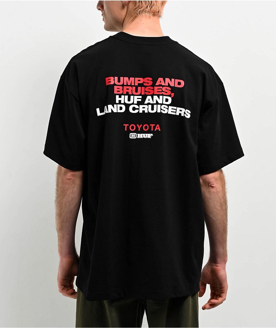 HUF x Toyota Big Papa J8 Black T-Shirt Product Image