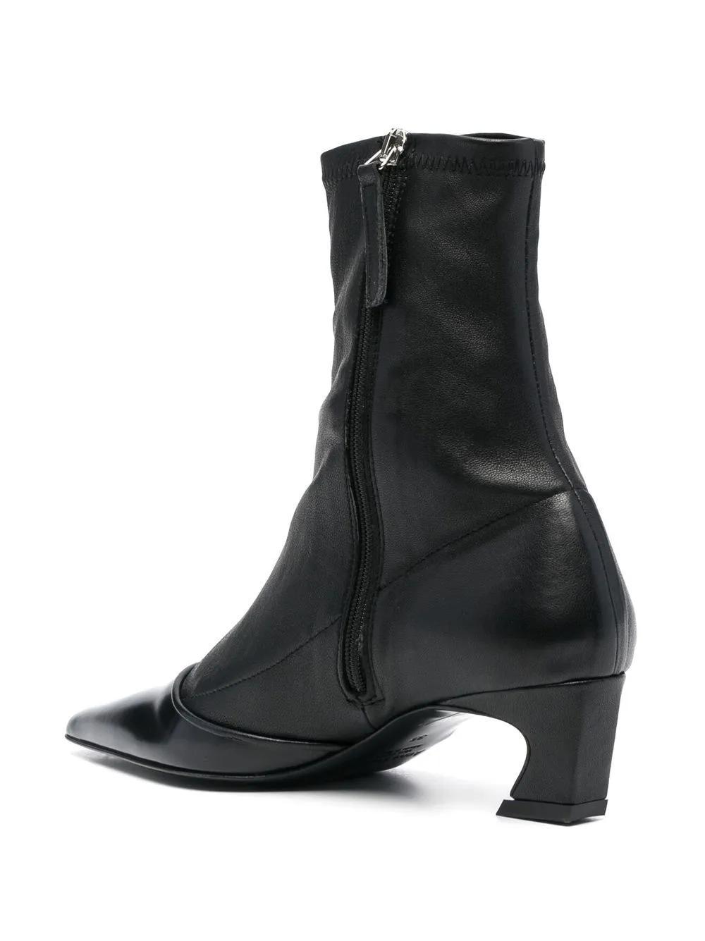 leather ankle boots  Product Image