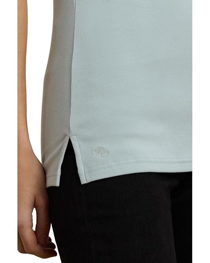 Stretch Cotton Boatneck Top Product Image
