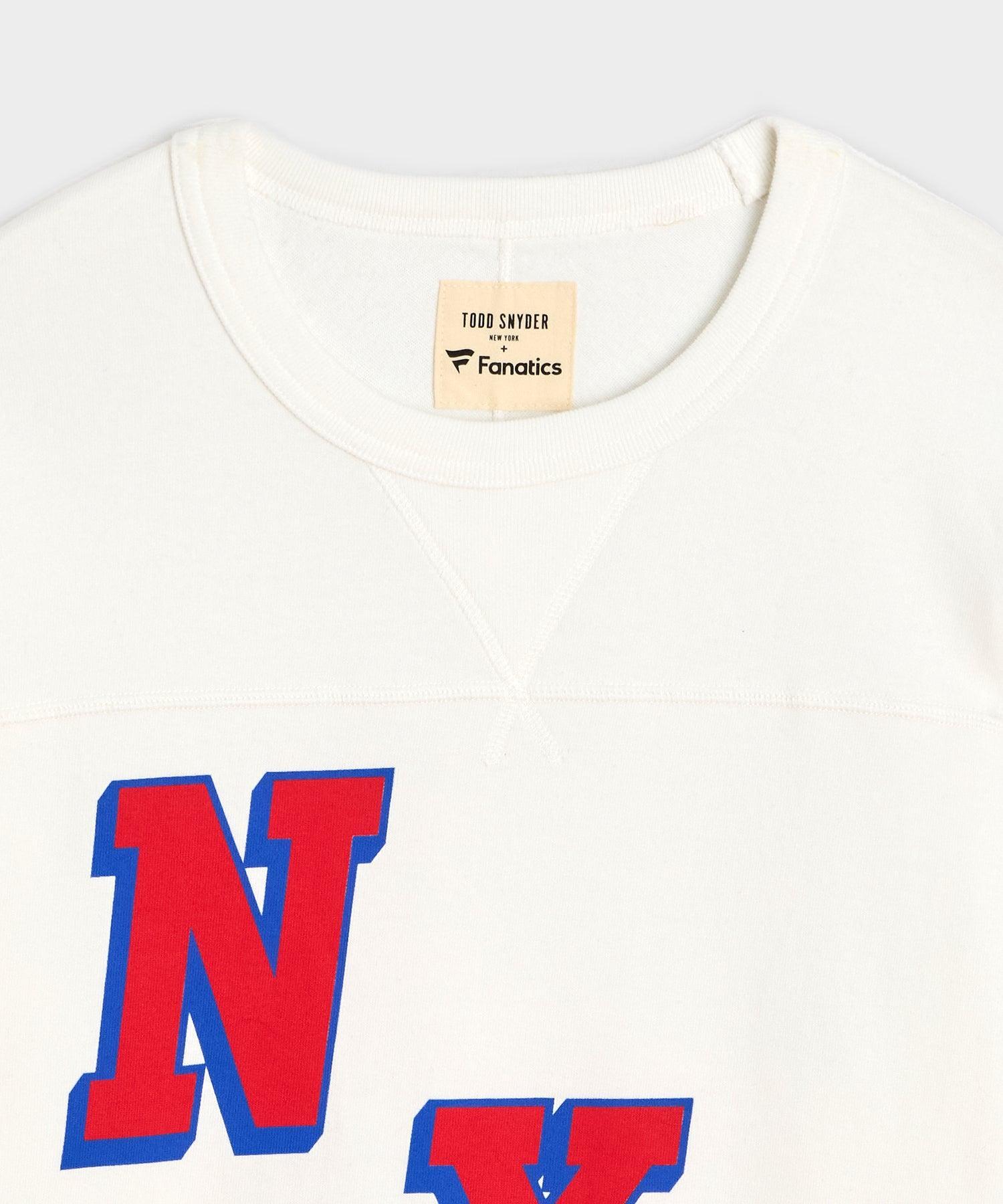 Todd Snyder by Fanatics for NHL New York Rangers Heavyweight Football Jersey Product Image