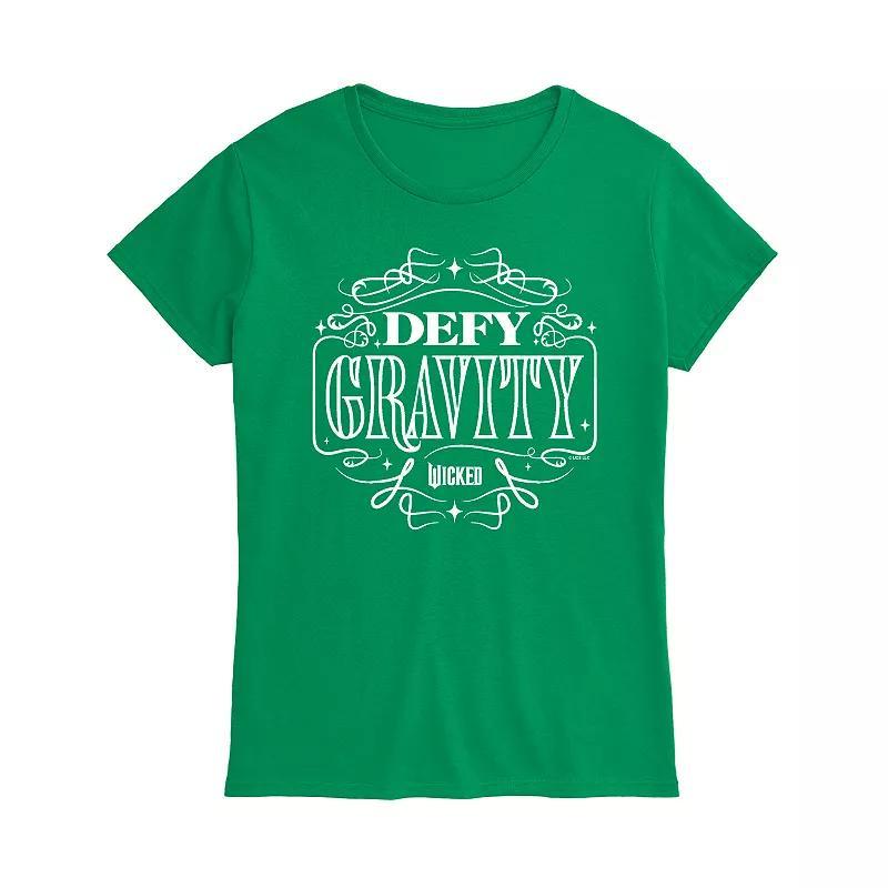Women's Wicked Defy Gravity Tee, Size: Small, Green Product Image