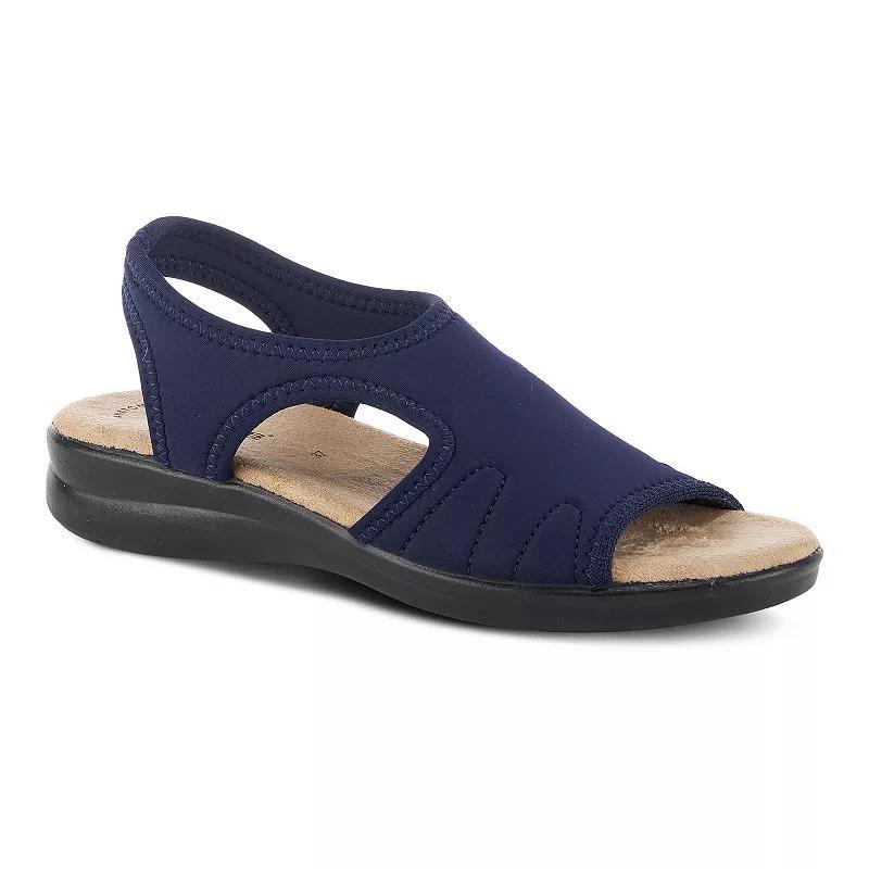 Flexus by Spring Step Nyaman Women's Slip-on Sandals, Size: 35, Black Product Image