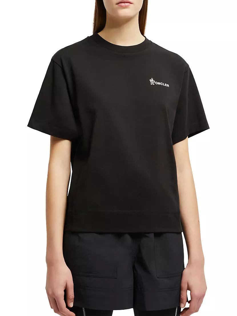 Womens Crewneck T-Shirt in Cotton Product Image