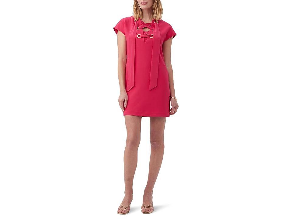 Womens Orlando Lace-Up Minidress Product Image