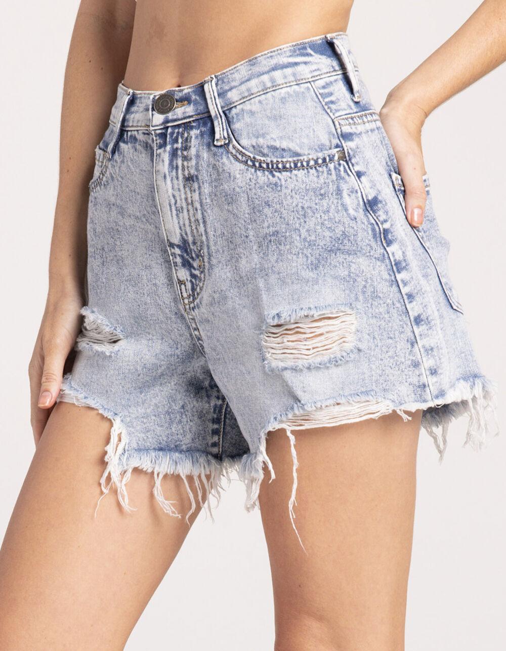 RSQ Destroy Womens Denim Shorts Product Image
