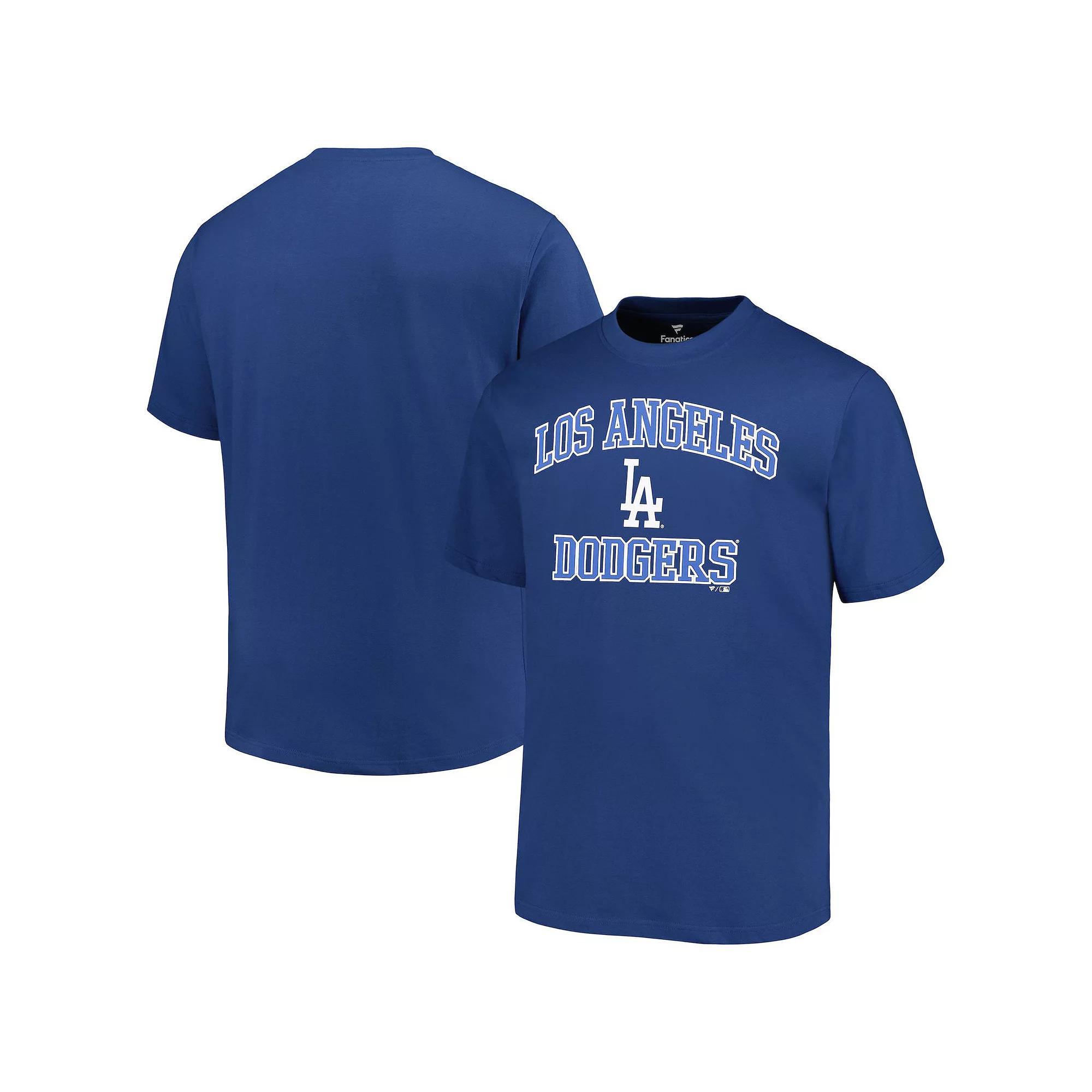 Men's Profile Royal Los Angeles Dodgers Big & Tall Heart & Soul T-Shirt, Size: 3XB, Blue Product Image