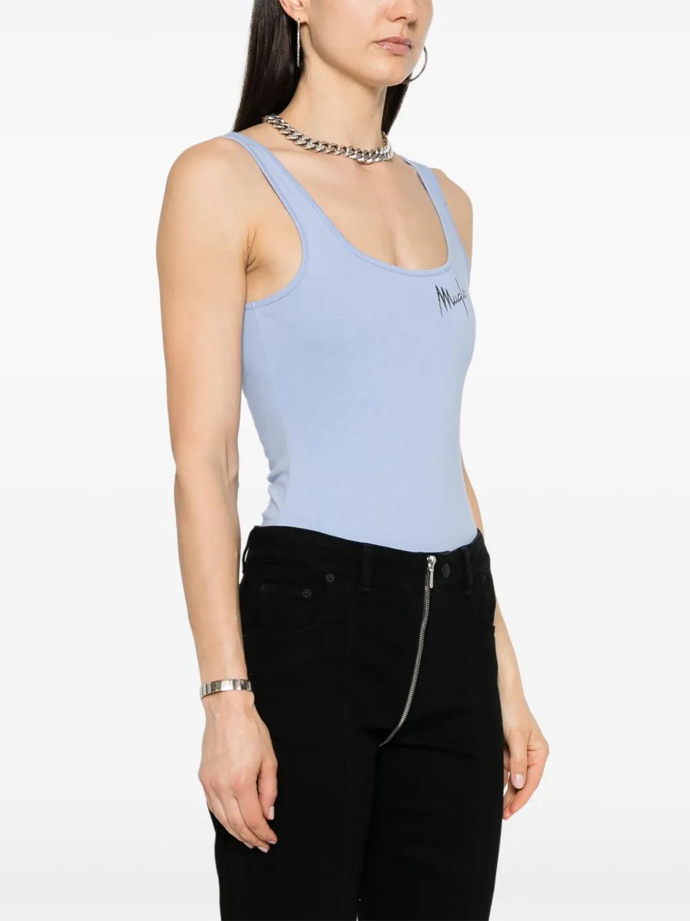 logo-print cotton bodysuit Product Image
