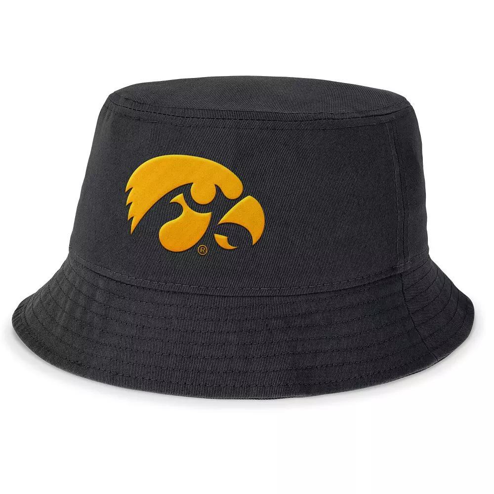 Men's Nike Black Iowa Hawkeyes Local Apex Bucket Hat, Size: Medium Product Image