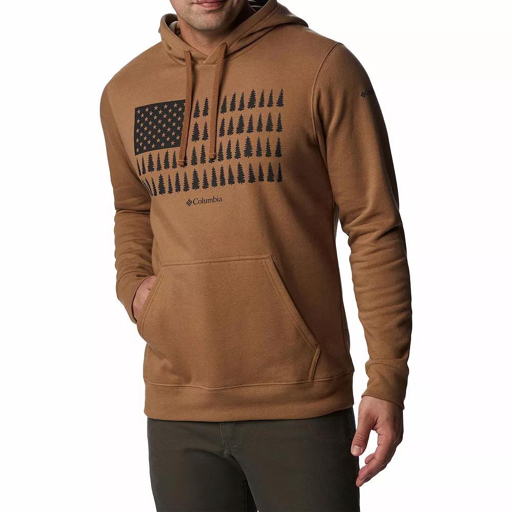 Men's Columbia Trek Graphic Fleece Hoodie, Size: XXL, Delta Tree Product Image