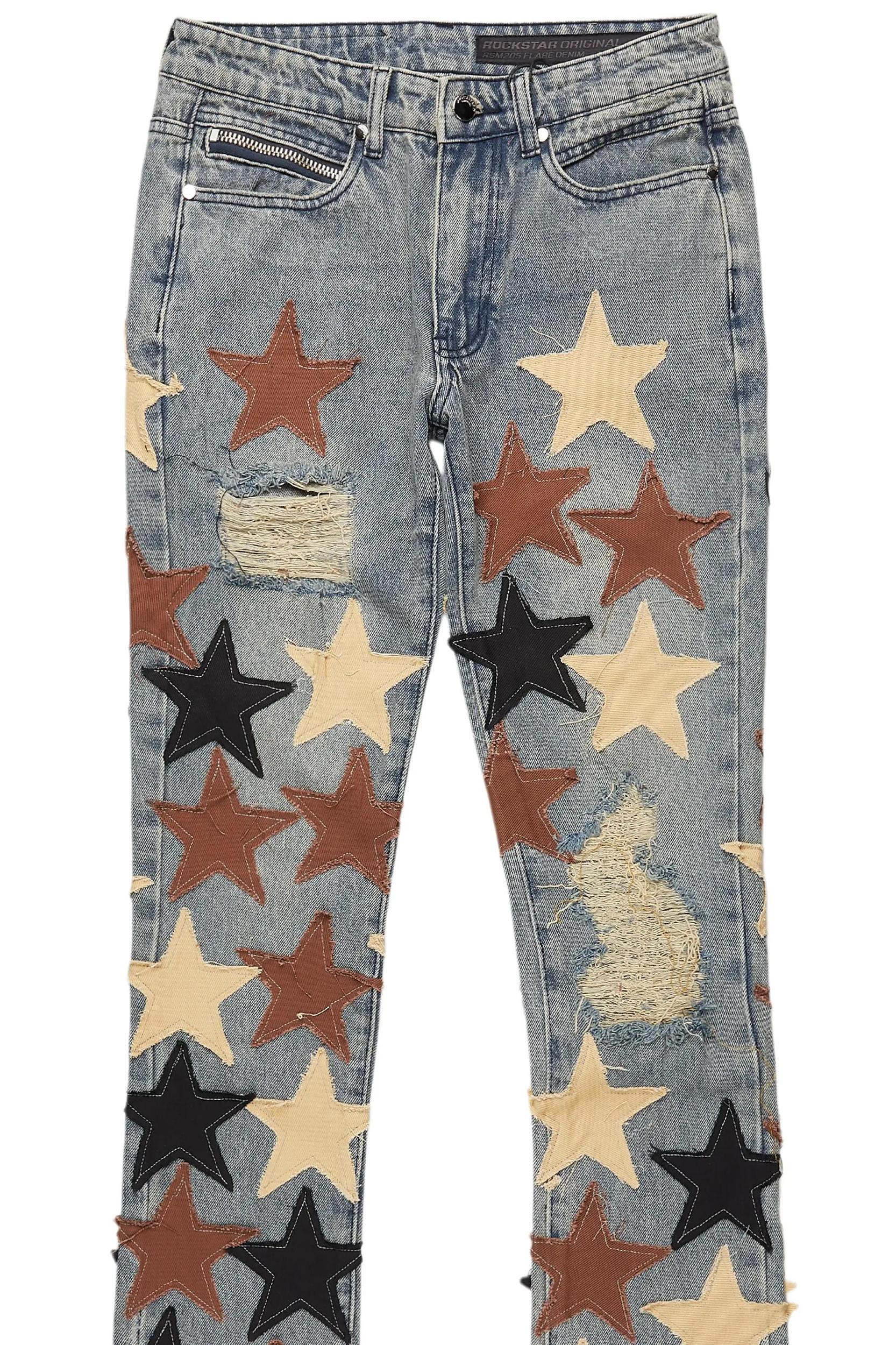 StarLane Tint Stacked Flare Jean Male Product Image