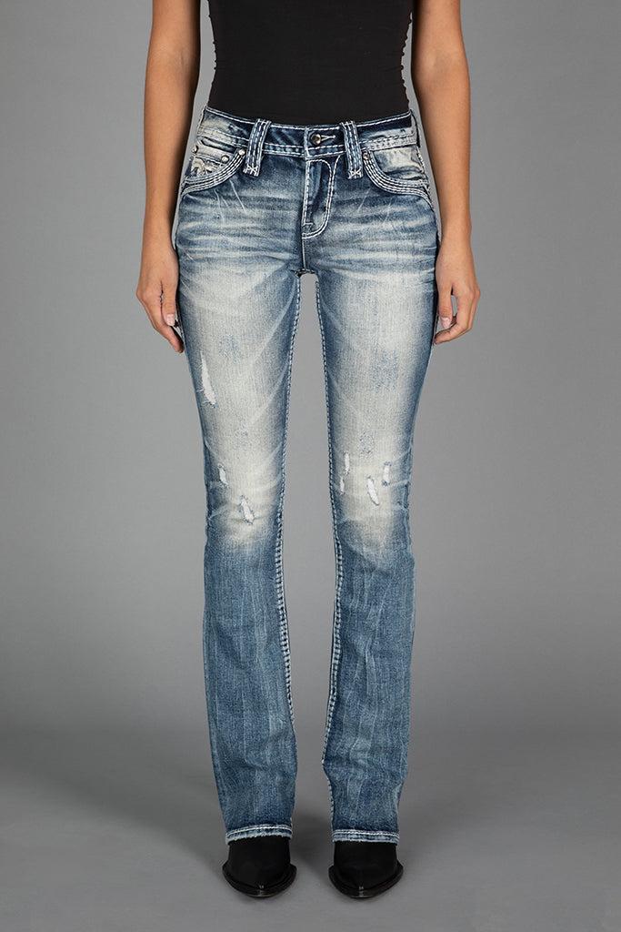 Roselia Bootcut Jeans Product Image