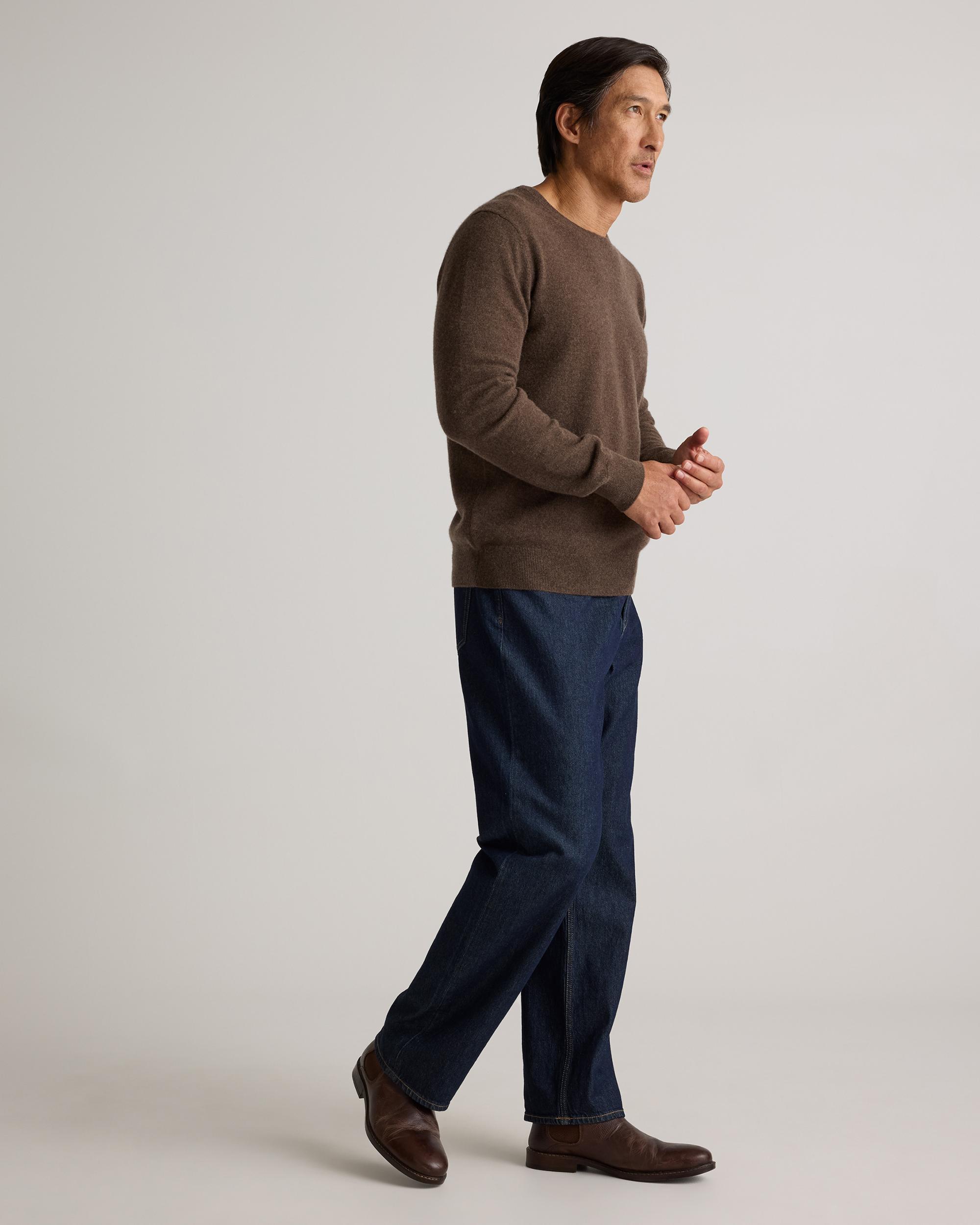 Quince | Men's Mongolian Cashmere Crewneck Sweater Size XL Product Image