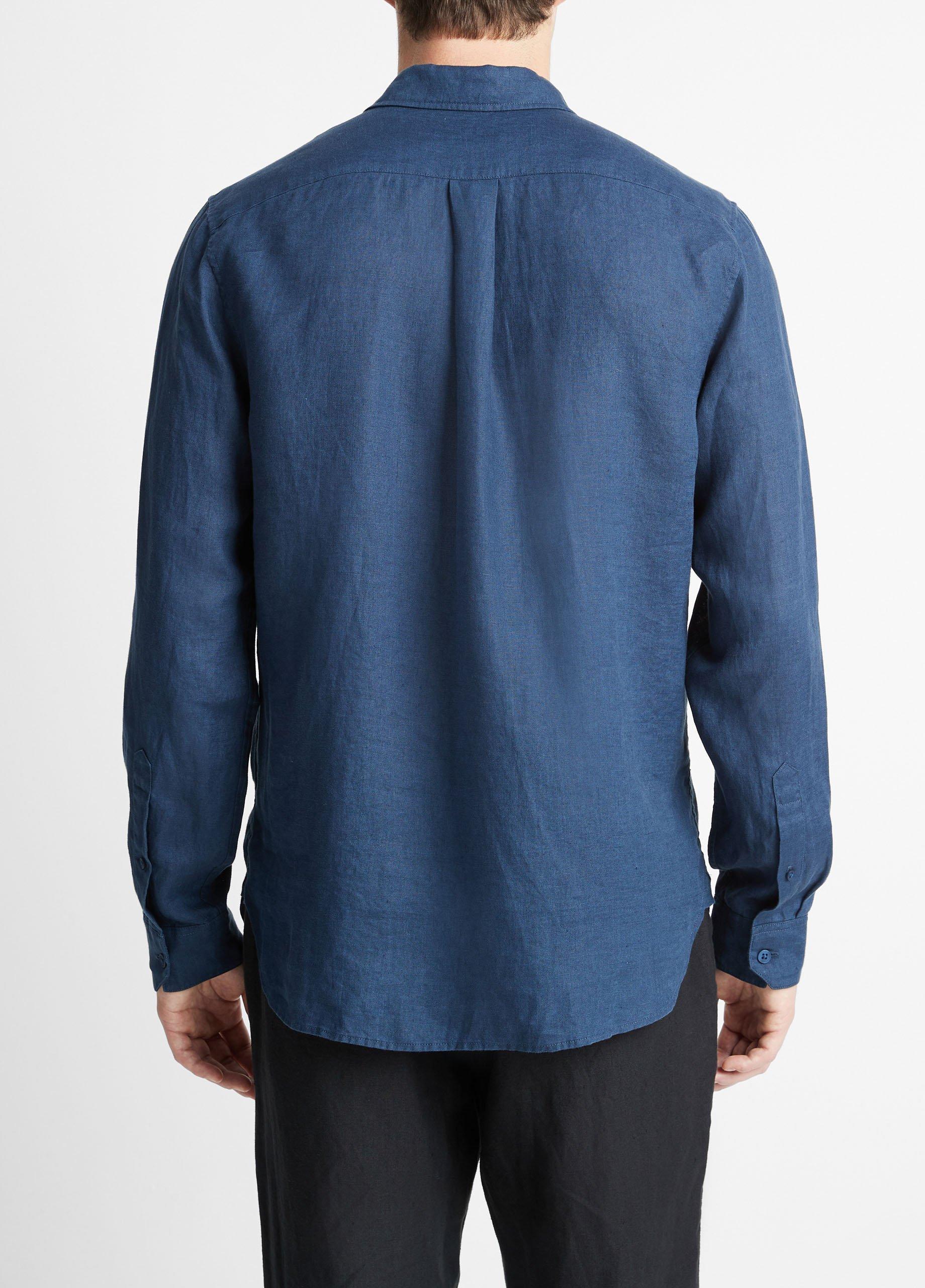 Linen Long-Sleeve Shirt Product Image