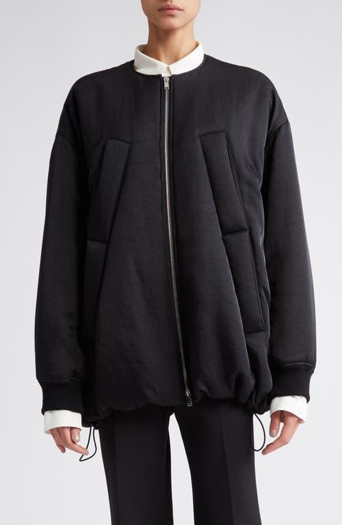 Womens Oversized Twill Bomber Jacket Product Image