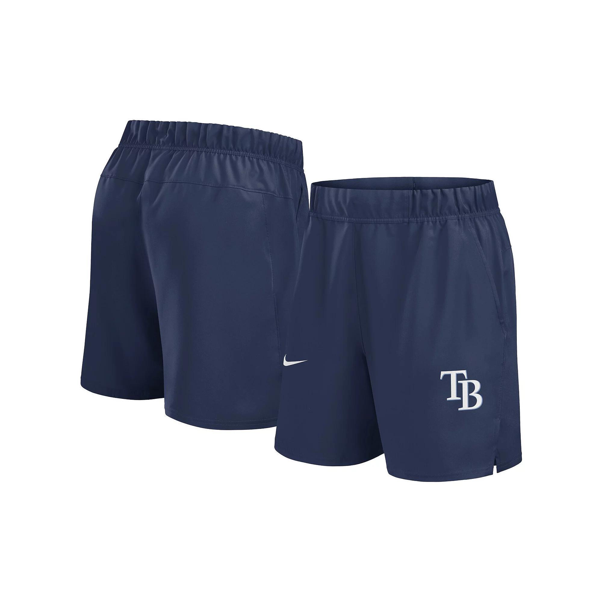 Men's Nike Navy Tampa Bay Rays Woven Victory Performance Shorts, Size: 2XL, Blue Product Image