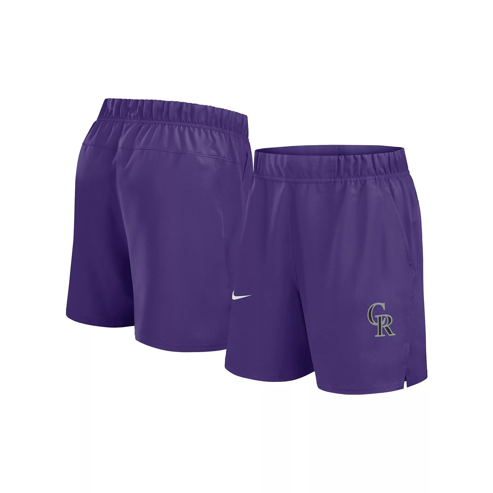 Men's Nike Red Los Angeles Angels Woven Victory Performance Shorts, Size: Medium Product Image