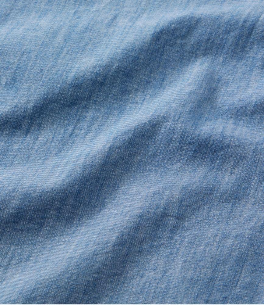 
                            Women's Essential Cotton Shirt, Chambray Long Sleeve
                         Product Image