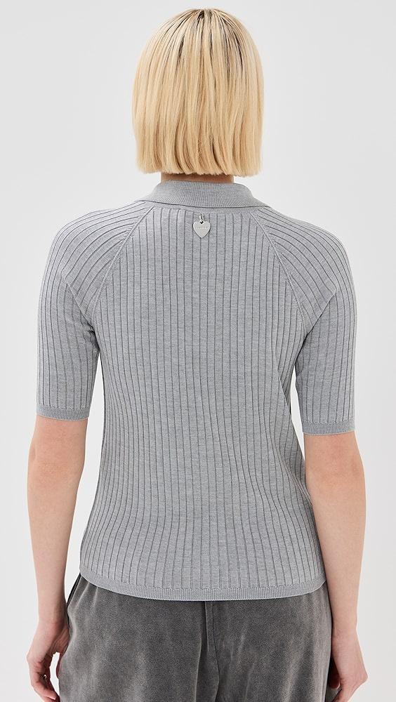 Acne Studios Kamanda Silk Polo | Shopbop Product Image