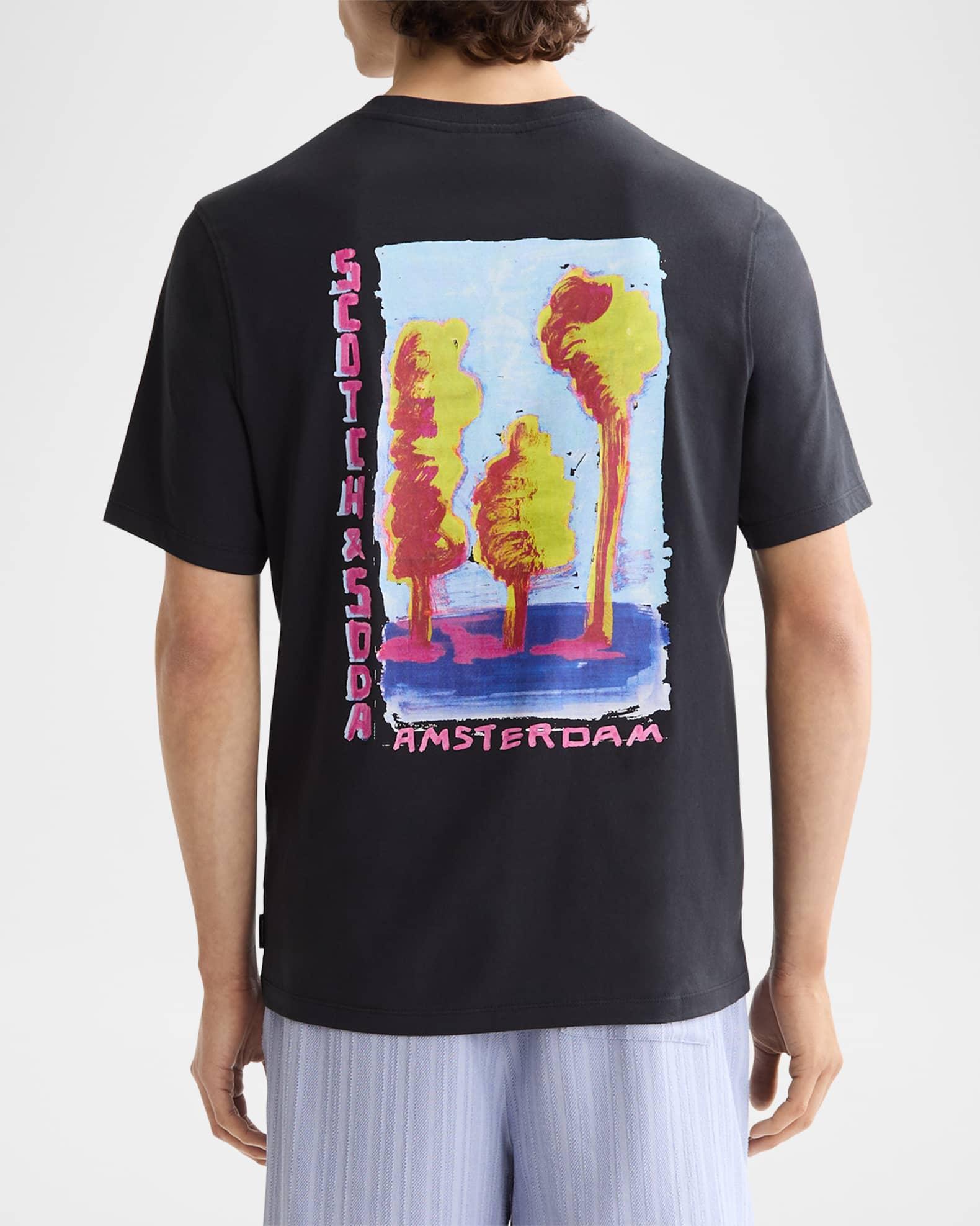 Mens Graphic Crewneck T-Shirt Product Image