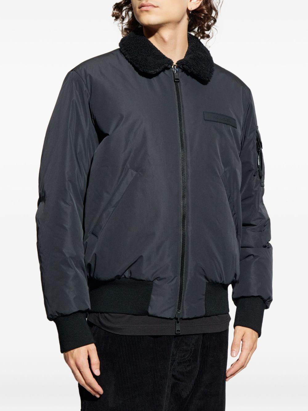 sherpa-collar bomber jacket Product Image