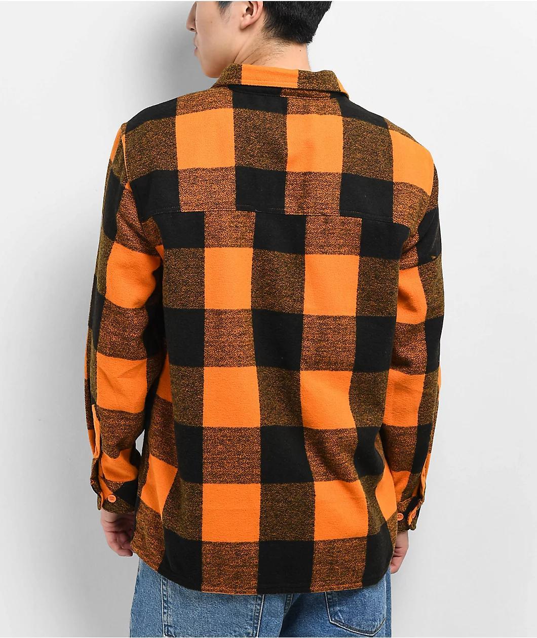 Empyre House Orange Flannel Shirt Product Image