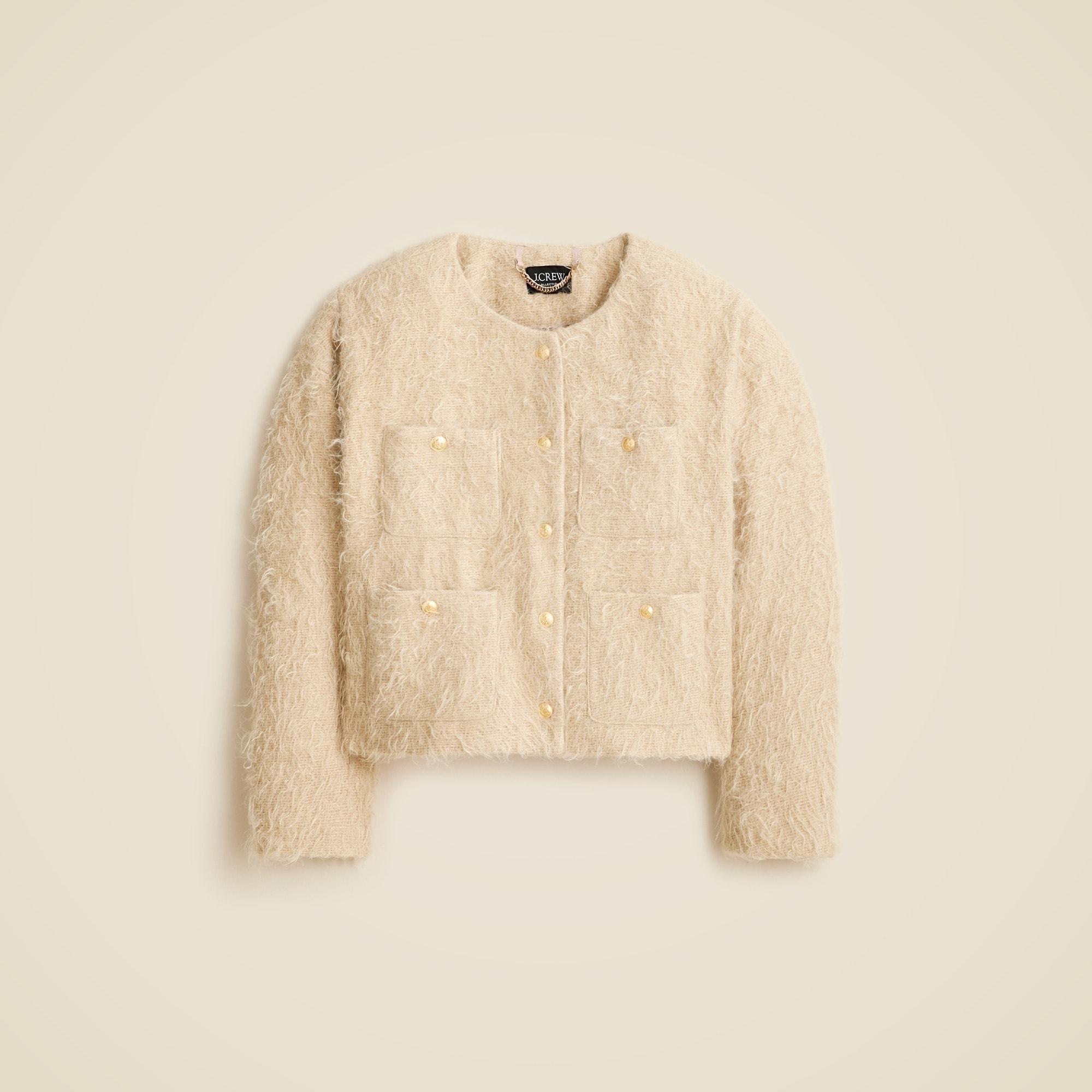 Collection lady jacket in brushed wool blend Product Image