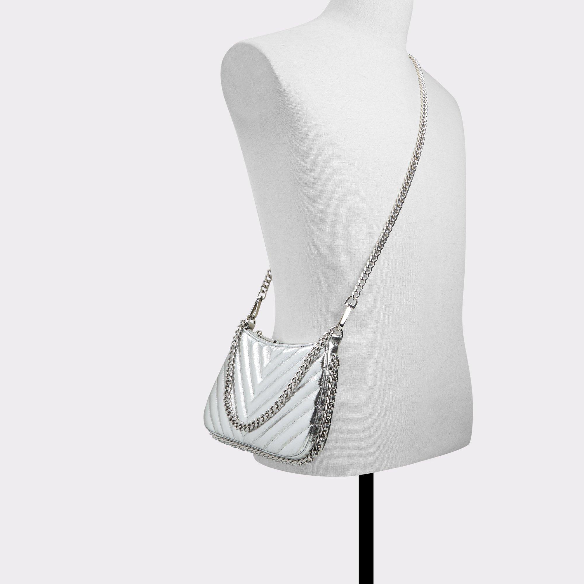 ALDO Merylssx - Women's Crossbody Handbag - Silver Product Image