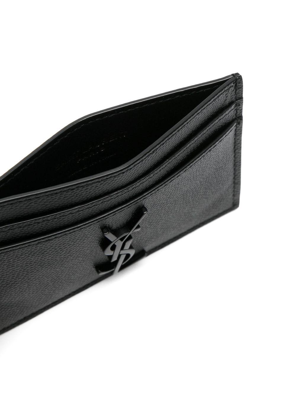 Cassandre-logo leather card holder Product Image