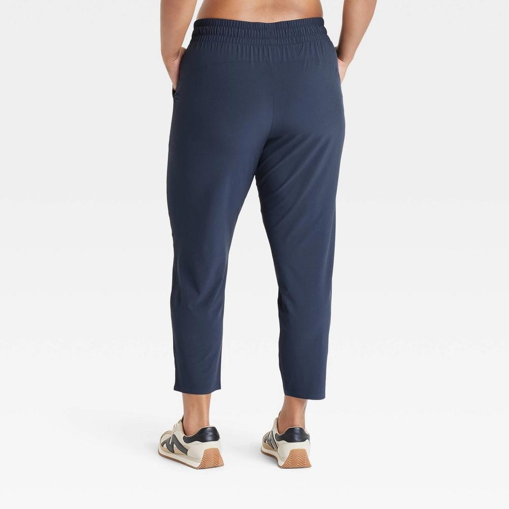 Womens Active Light High-Rise Taper Pants - All In Motion Navy Blue XL Product Image