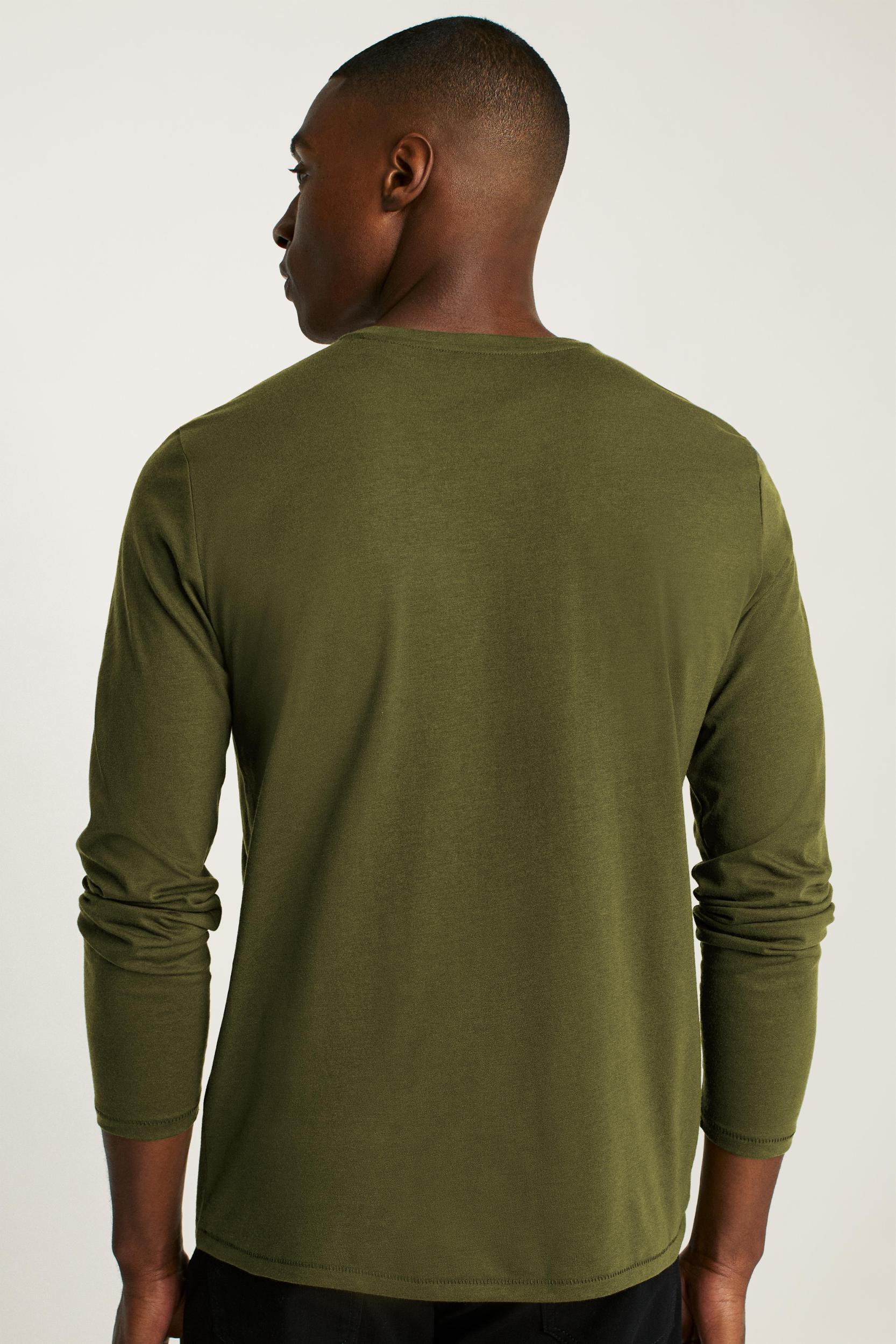 Pima Performance Long Sleeve Henley Product Image