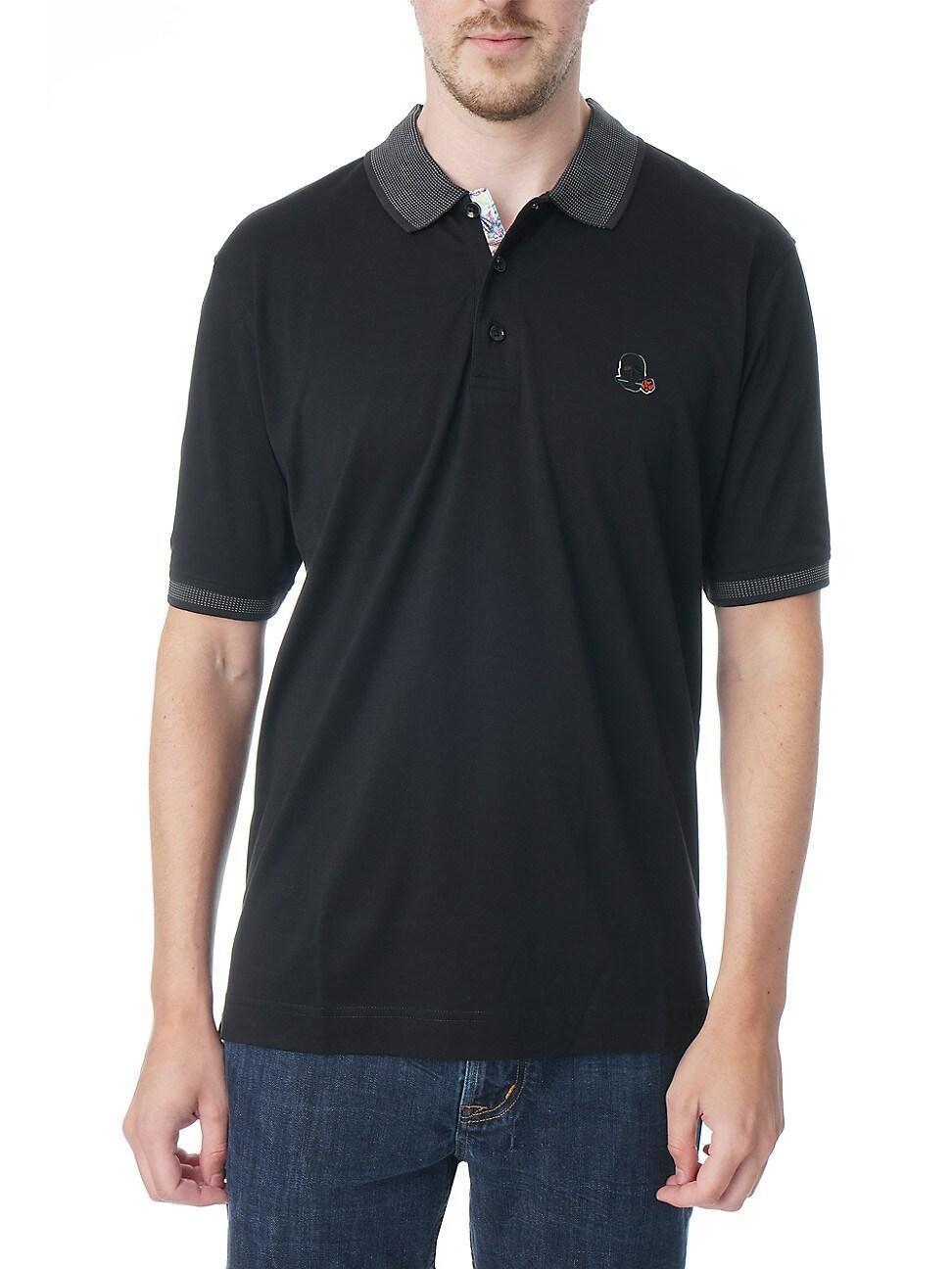 Men's Archie Polo Shirt Contrast Detail Product Image